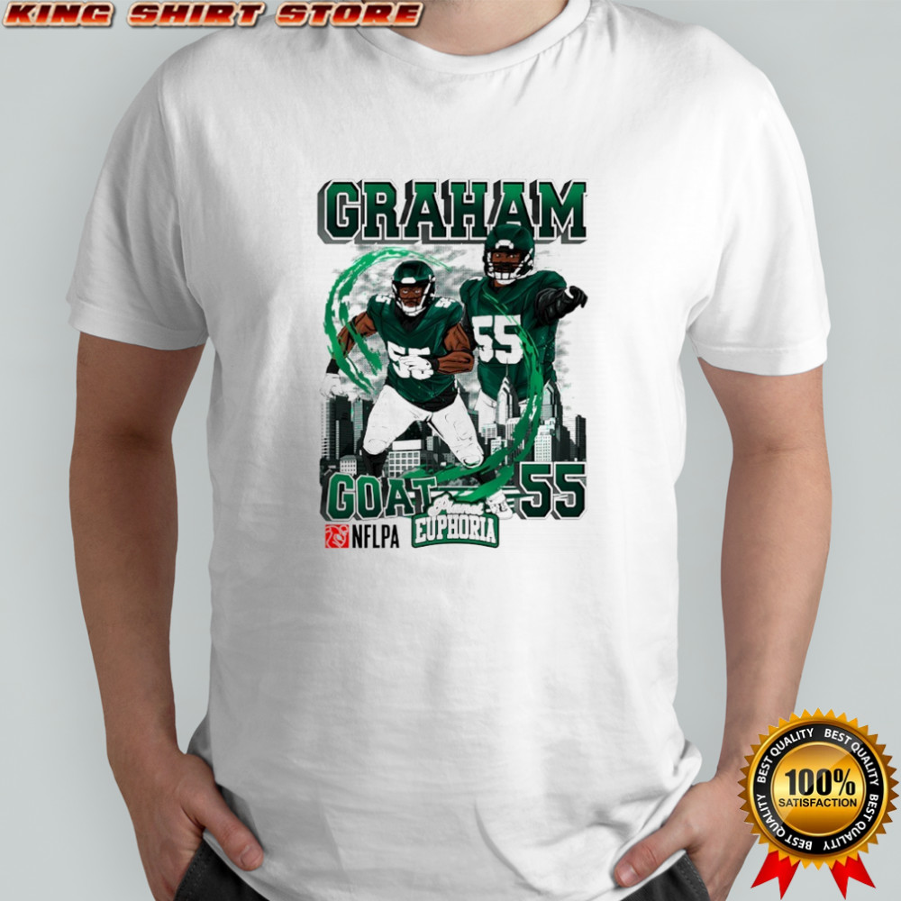 Brandon Graham goat Philadelphia Eagles football caricature shirt