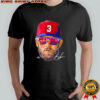 Bryce Harper Philadelphia Phillies head graphic signature shirt