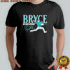 Bryce Miller in his Veins signature shirt