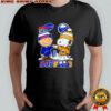 Buffalo Bills x Buffalo Sabres Snoopy Charlie Brown shirt