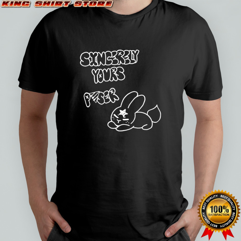 Bunny sincerely yours poser shirt