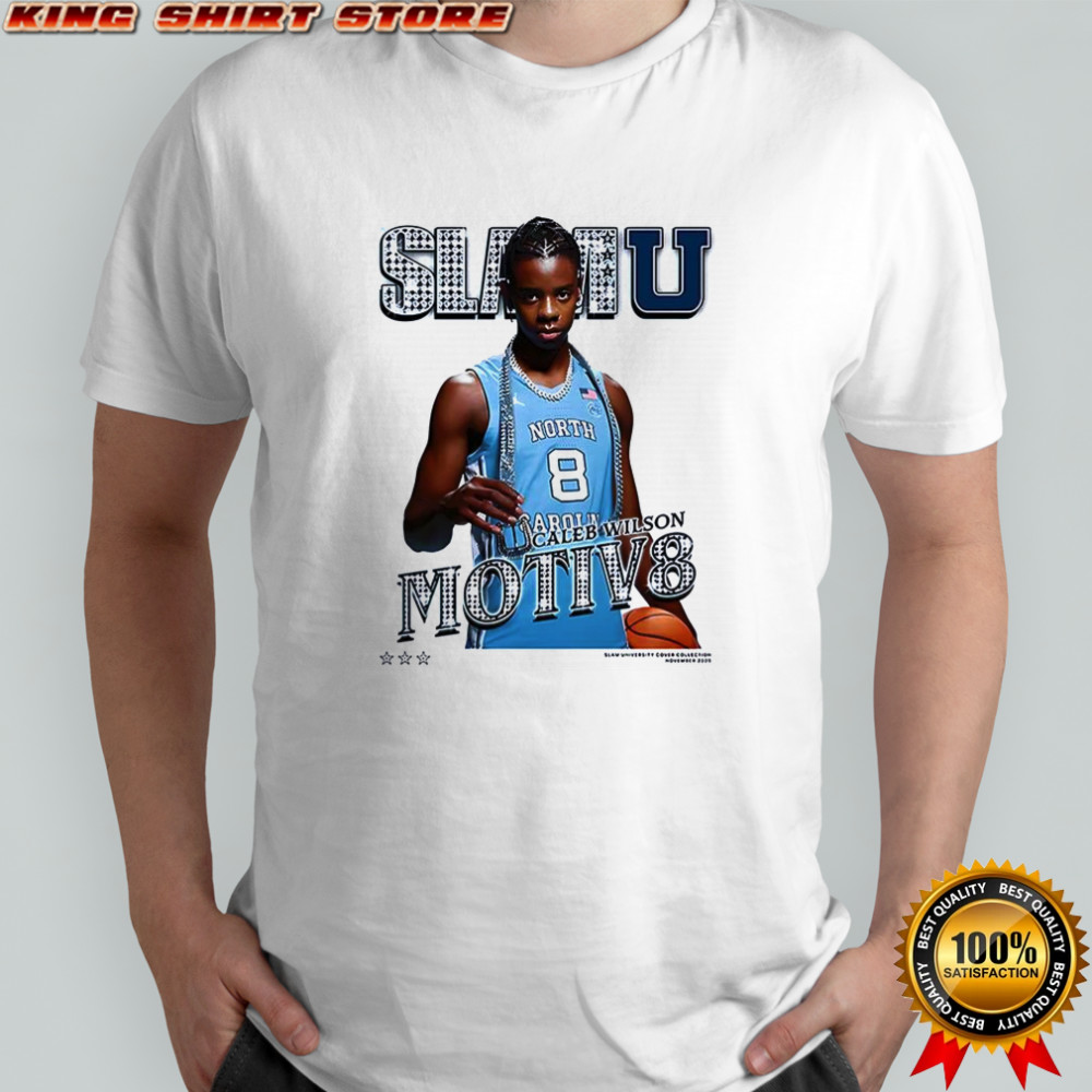 Caleb Wilson North Carolina Tar Heels NBA SLAM mitv 8 shirt