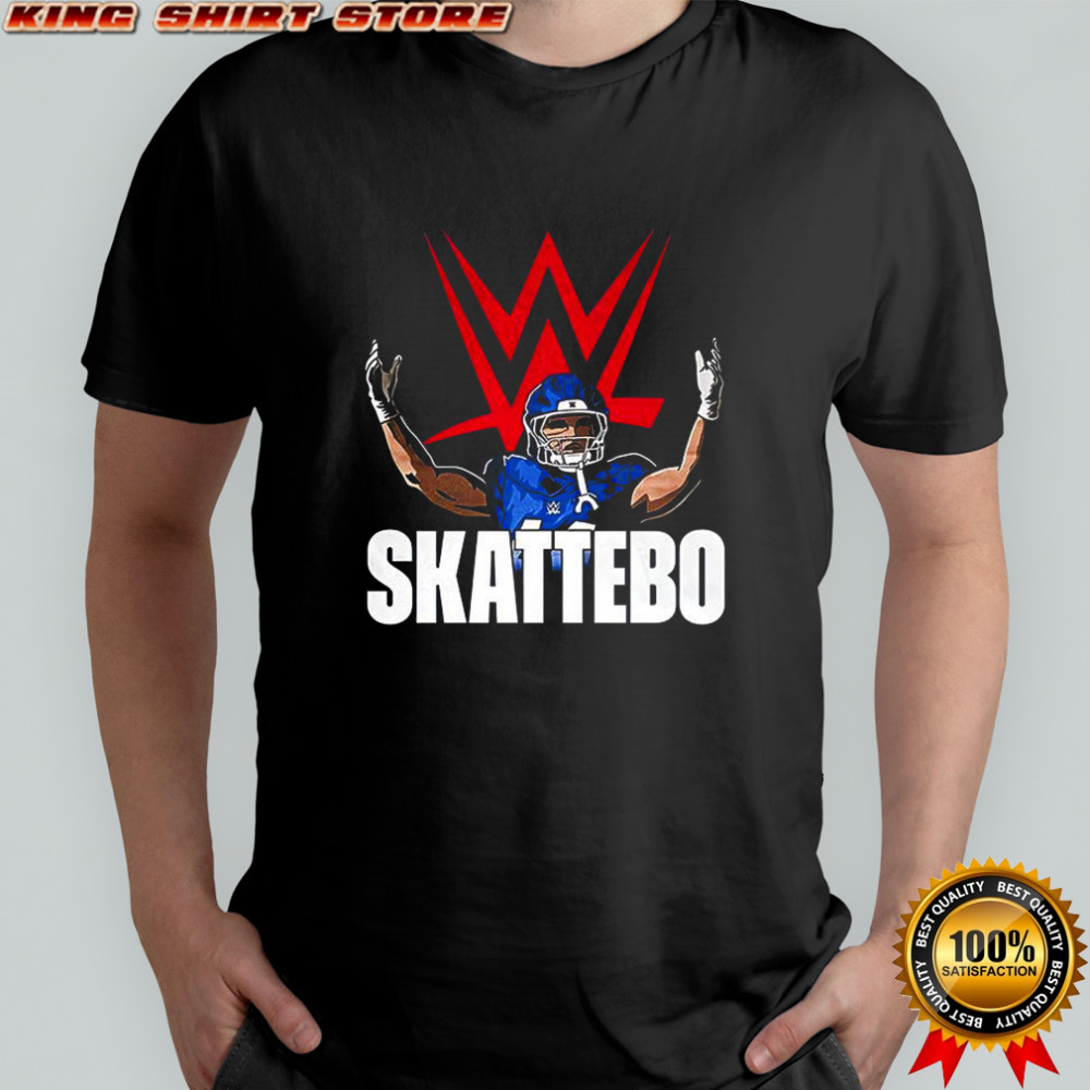Cam Skattebo WWE New York Giants 2025 shirt