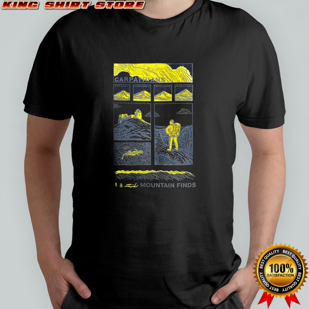 Carpathian mountains finds passionate climbing shirt