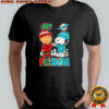 Charlie Brown Florida Gators And Snoopy Miami Dolphins Shirt