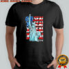 Chelsea Green Statue America flag shirt
