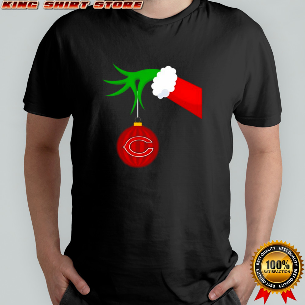 Chicago Bears Grinch Hand Holiday Christmas shirt