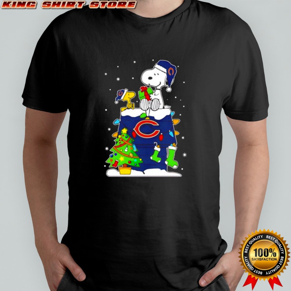 Chicago Bears Snoopy and Woodstock Christmas shirt
