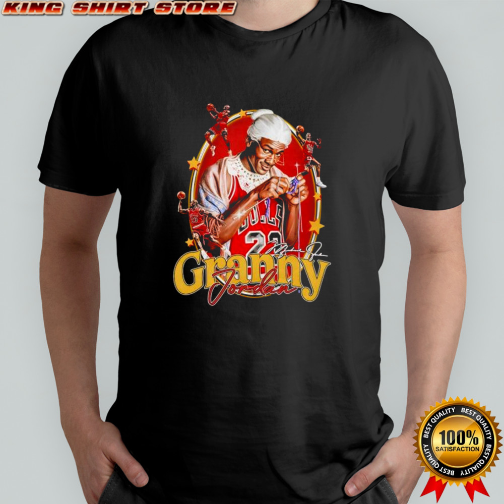 Chicago Bulls Jordan Granny signature graphic shirt