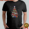 Chicago Cubs MLB name players tree Christmas 2025 shirt