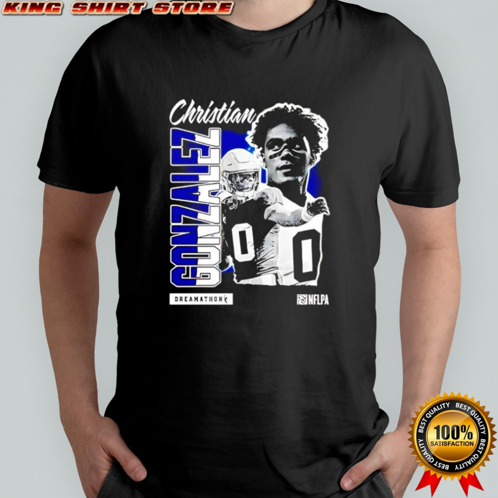 Christian Gonzalez NFL players Quarterback shirt