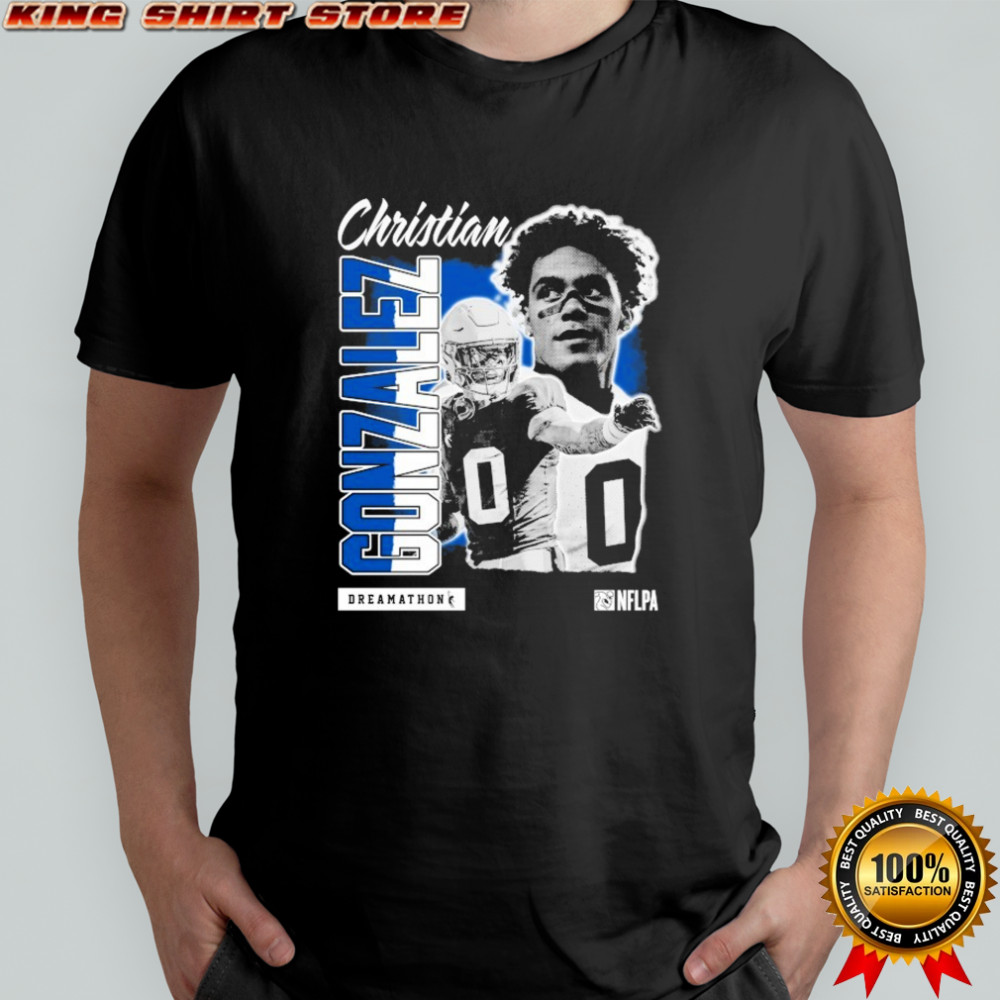 Christian Gonzalez NFLPA Dreamathon T-shirt