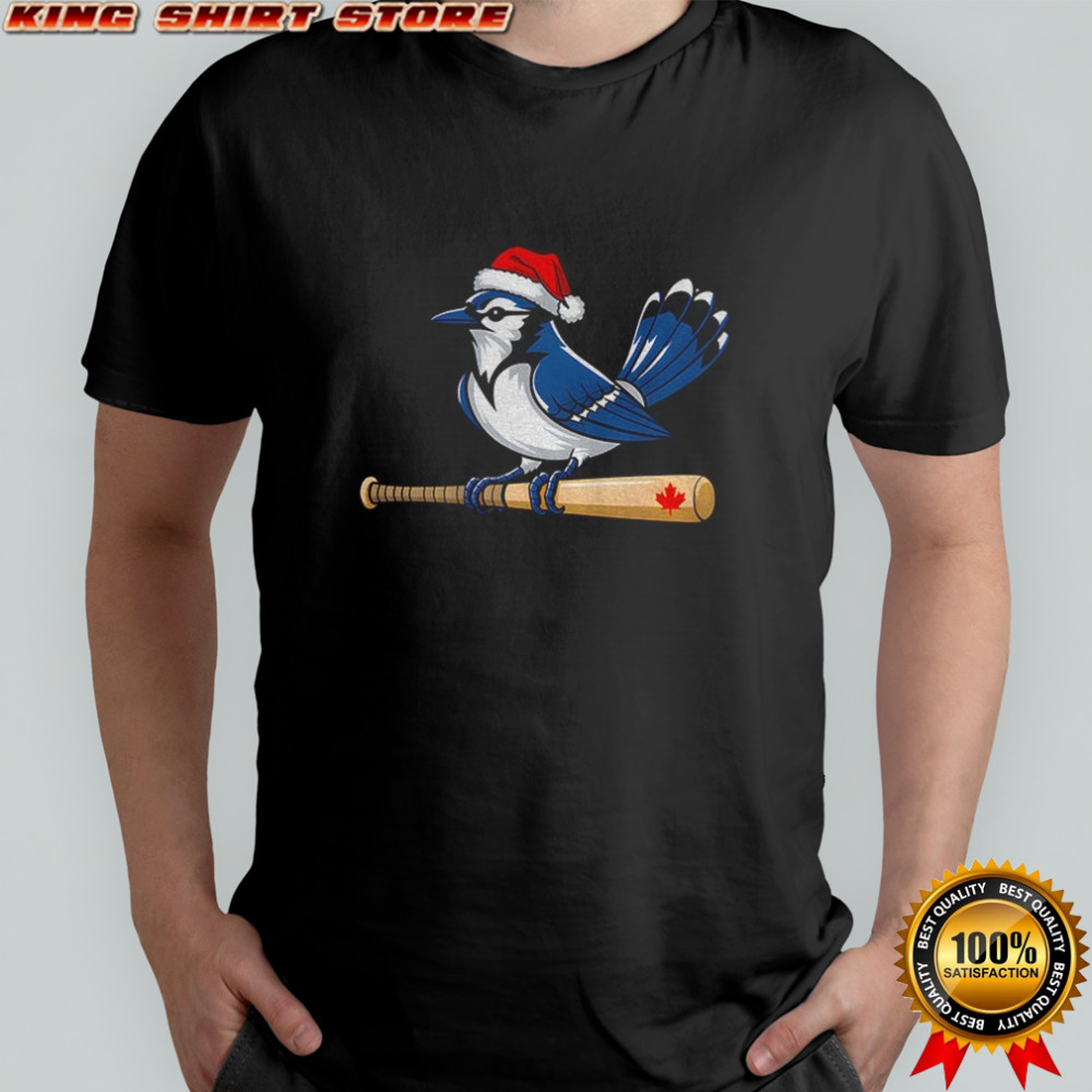 Christmas Blue Jay Mascot Holiday shirt