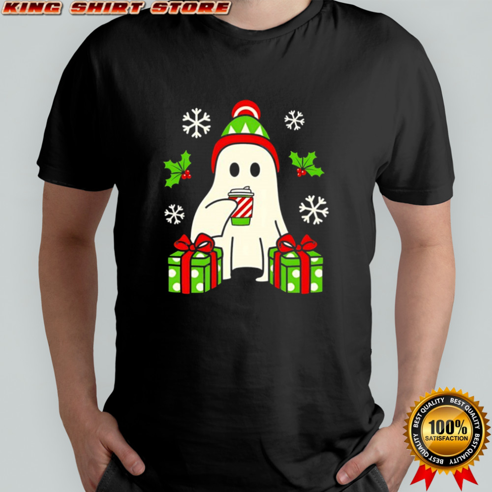 Christmas Ghost with gifts shirt