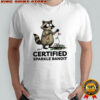 Christmas Raccoon holiday certified sparkle bandit shirt