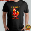 Christmas Santa Chicken F-CAW-F Rooster shirt