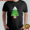 Christmas tree map classic video game world shirt