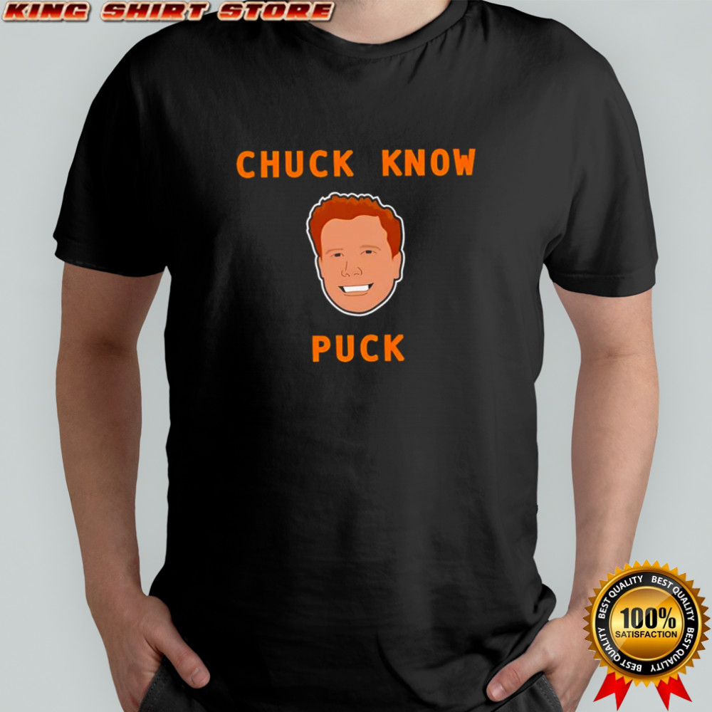 Chuck Know Puck graphic shirt
