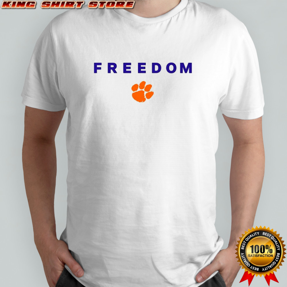 Clemson Tigers football freedom logo shirt