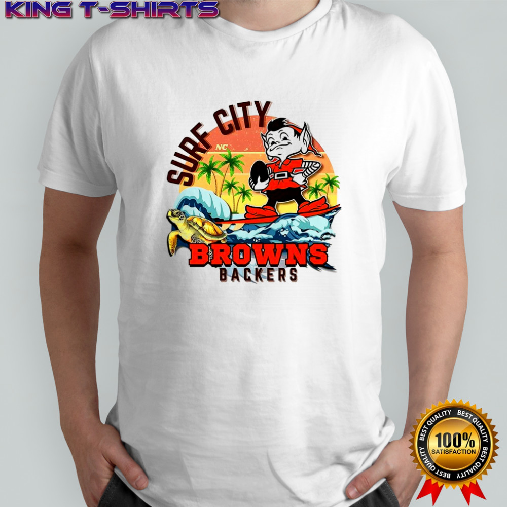 Cleveland Browns football Surf City Browns Backers shirt