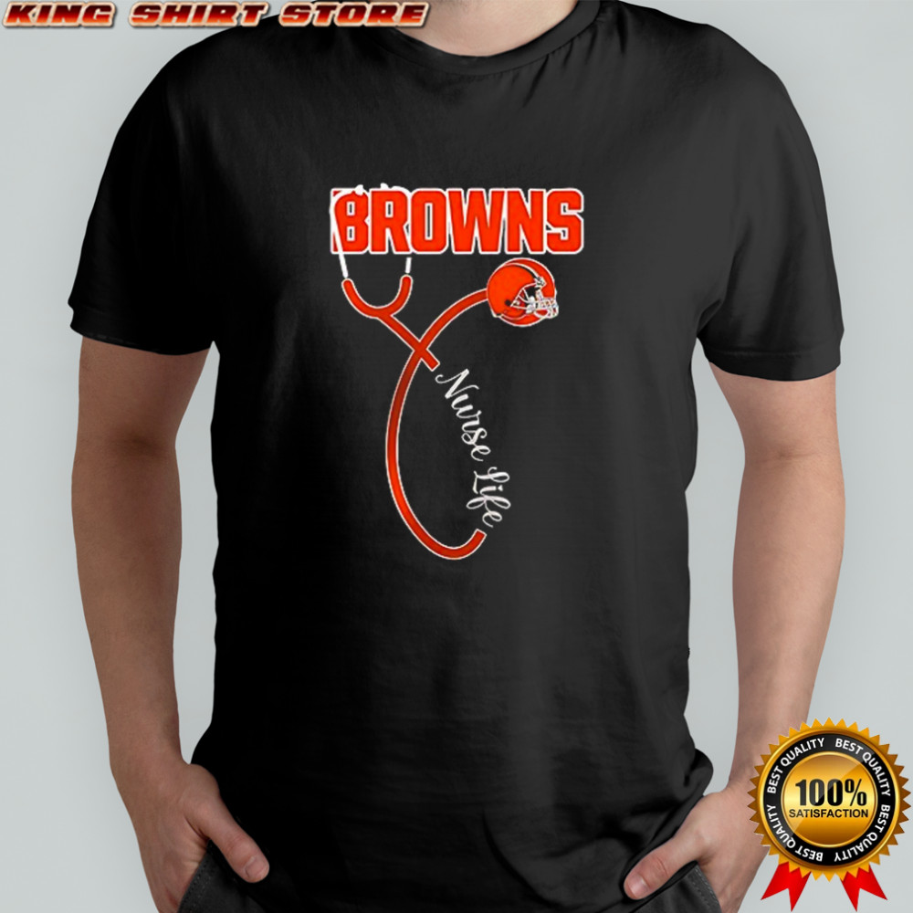 Cleveland Browns x Nurse life it’s a work of heart shirt