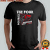Clinton Redwolves 2025 MHSAA Football Division 7 The Four shirt