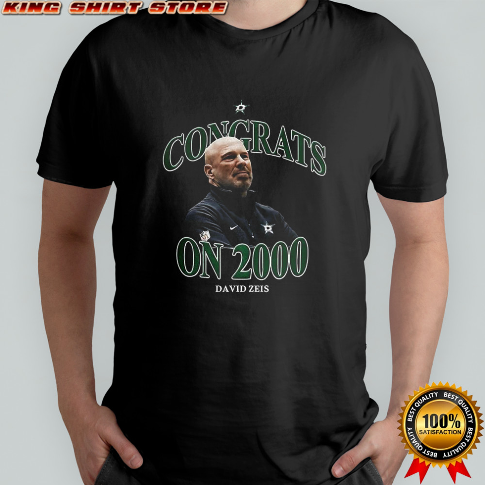 Congrats on 2000 David Zeis Dallas Stars NHL shirt