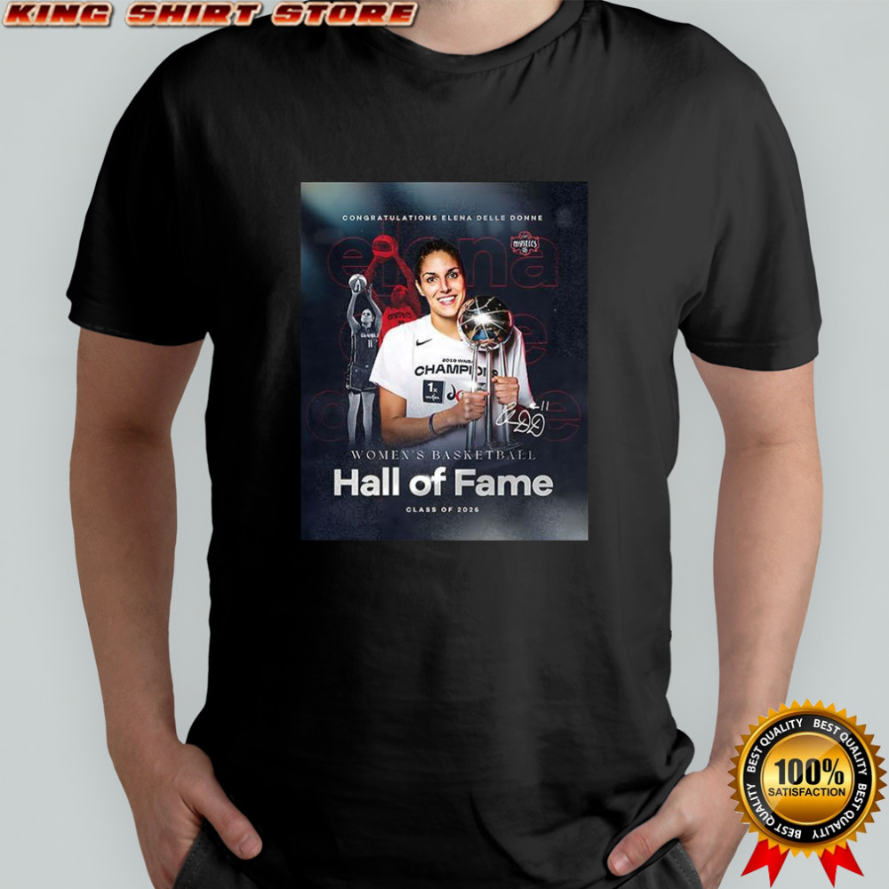 Congratulations Elena Delle Donne Women’s basketball hall of fame shirt