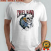 Cruel Hand skull and clock graphic shirt