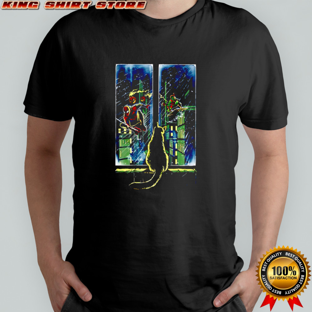 Curious Cat Superheroes option shirt