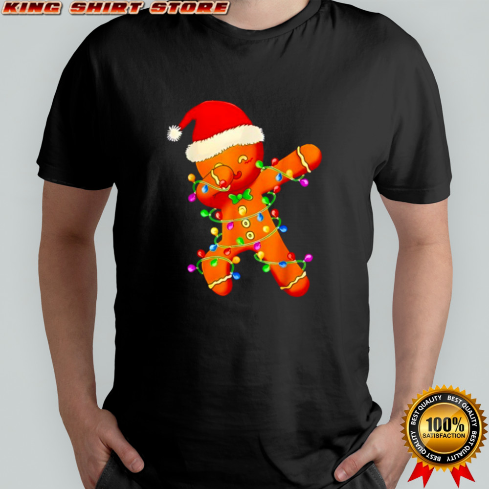 Dabbing Gingerbread Christmas shirt