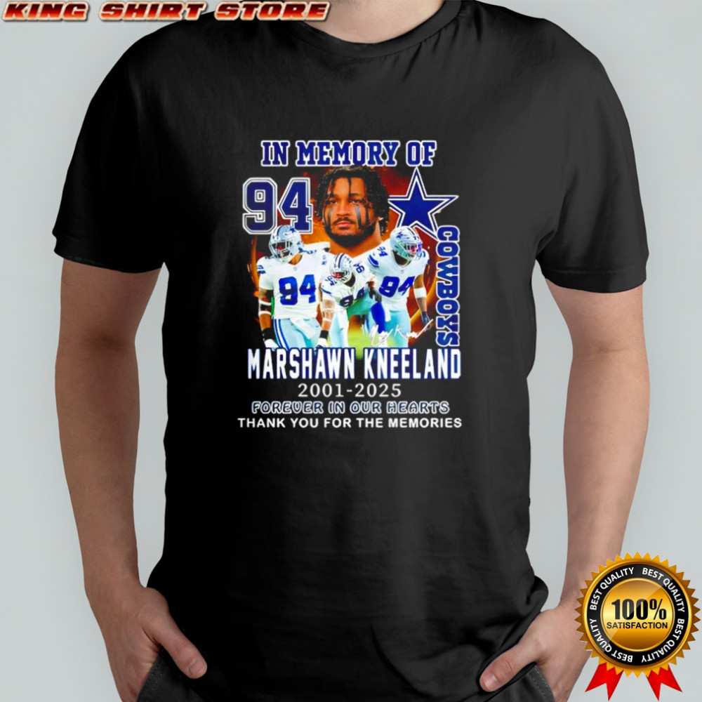 Dallas Cowboys In Memory Of Marshawn Kneeland Memories 2025 shirt