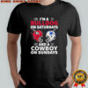 Dallas Cowboys vs Georgia Bulldogs I’m a Bulldog on saturdays and a Cowboy on sundays shirt