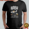 Dallas Cowboys vs Philadelphia Eagles kickoff game winners mascot shirt