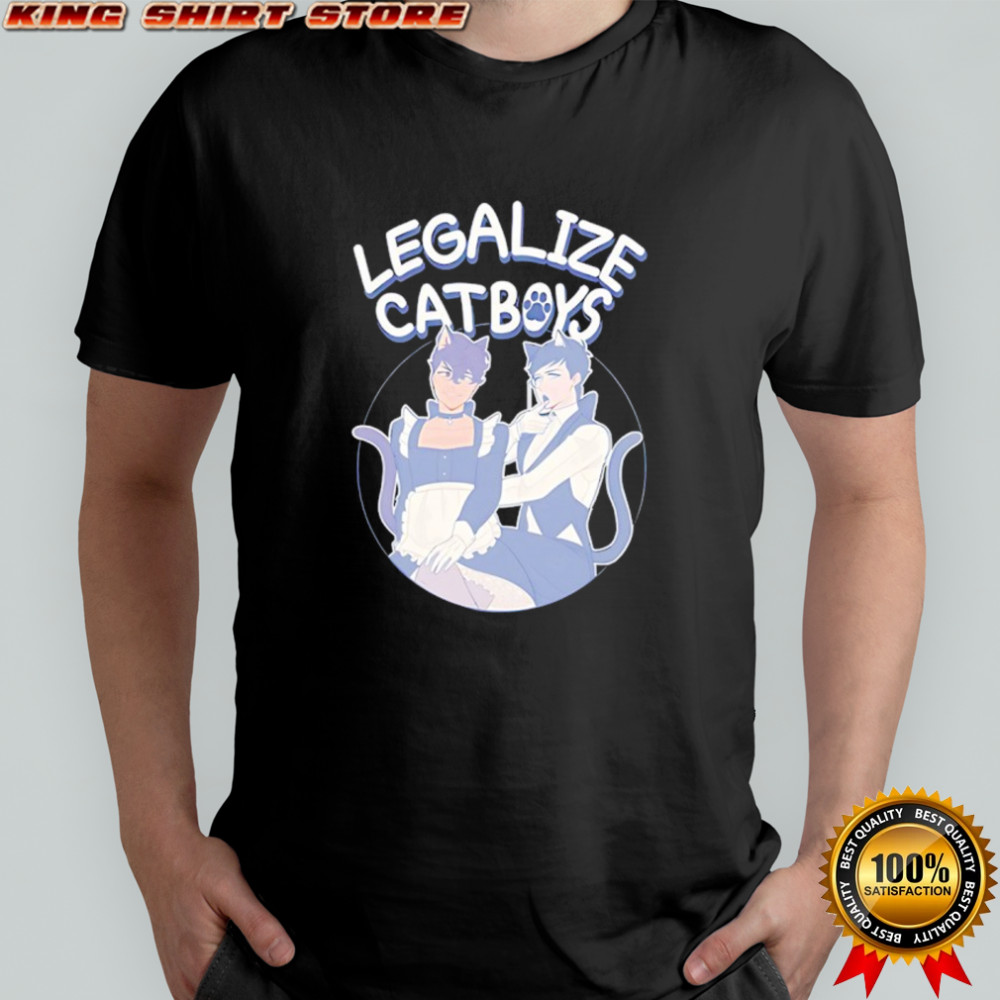 Dan and Phil legalize Catboys anime shirt