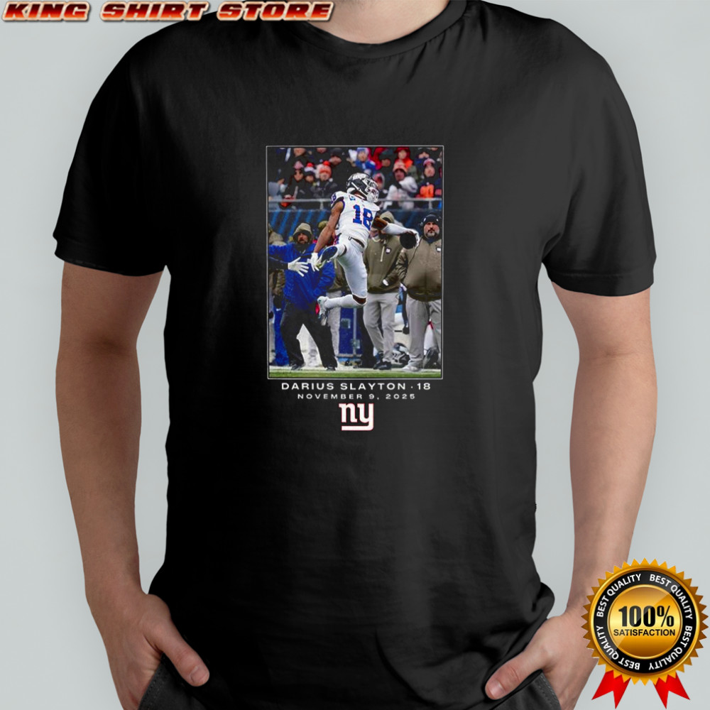 Darius Slayton New York Giants NFL week 10 2025 image shirt