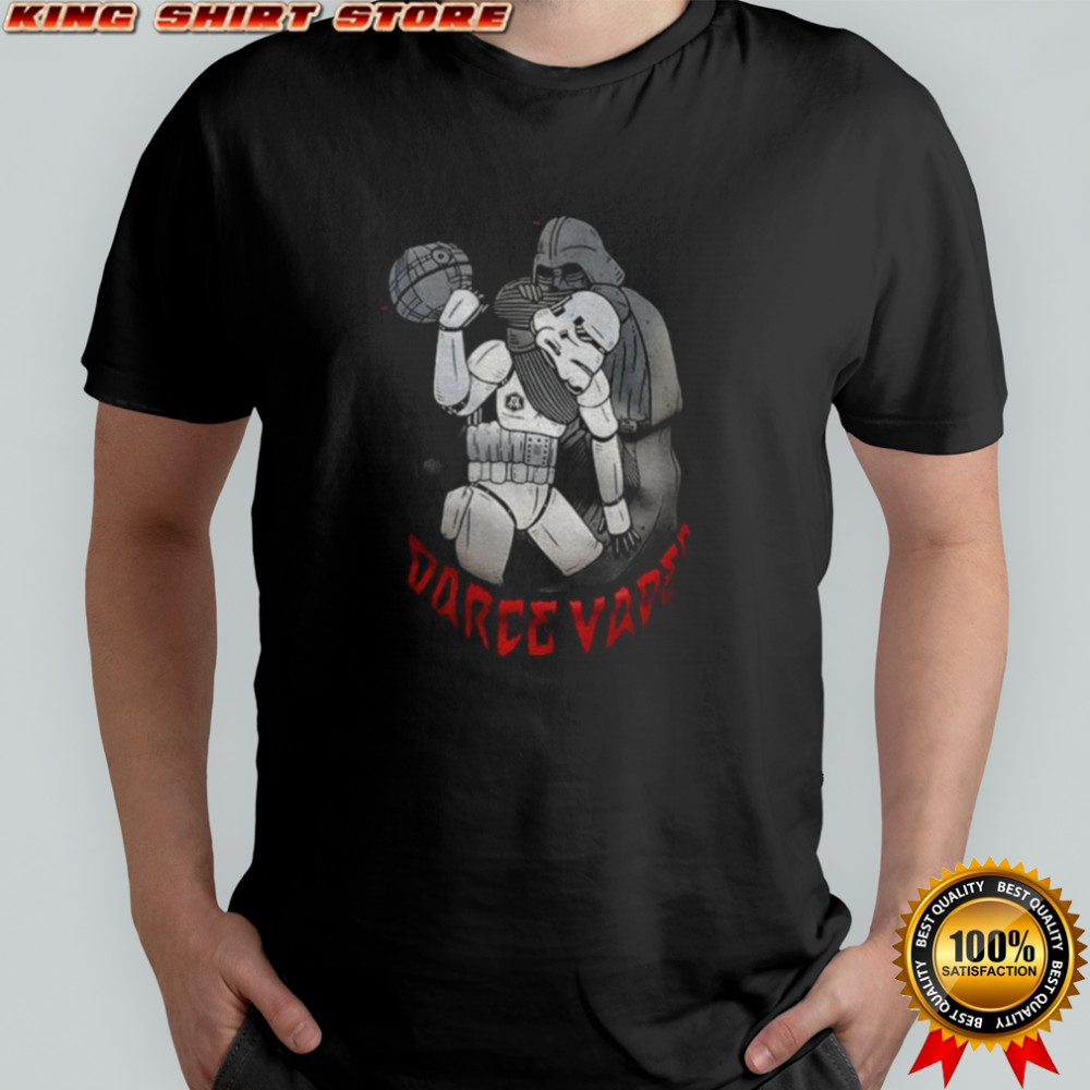 Darth Vader and Stormtrooper Star Wars cartoon shirt
