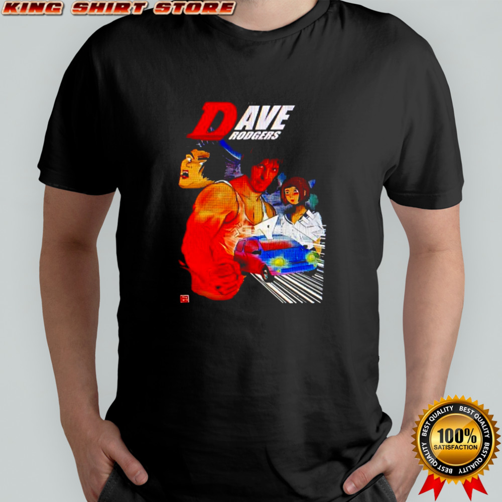 Dave Rodgers anime or action movie poster shirt
