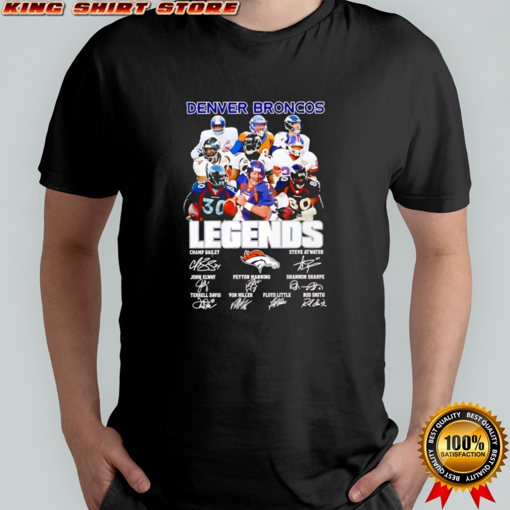 Denver Broncos Legends Champ Bailey Steve Atwater John Elway Peyton Manning Shirt