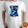 Detroit Lions Amon-Ra St. Brown 14 skyline graphic shirt