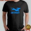 Detroit Lions football Dachshund logo shirt