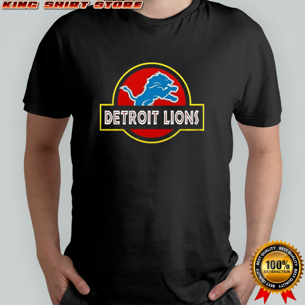 Detroit Lions x Jurassic Park life finds a way shirt