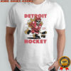 Detroit Red Wings Hockey Burnin’ Rubber Mascot 2025 Shirt