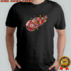 Detroit Red Wings logo Holiday Merry Christmas lights shirt