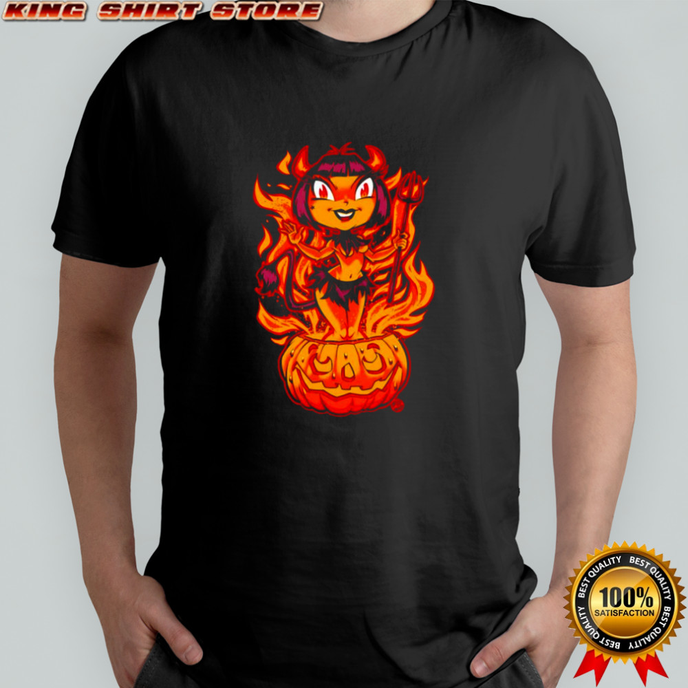 Devil Doll X BeastWreck Halloween Pumpkin Monster shirt