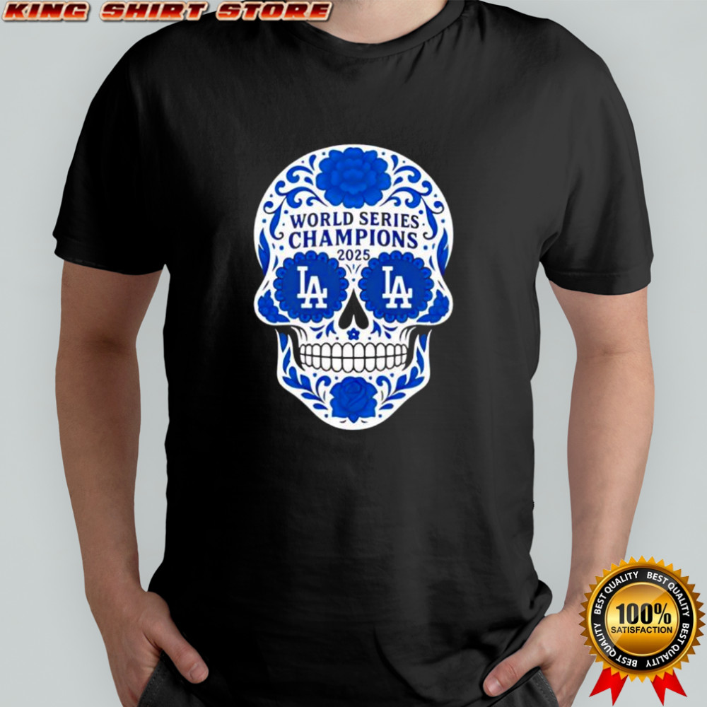 Dia de los Dodgers skull shirt