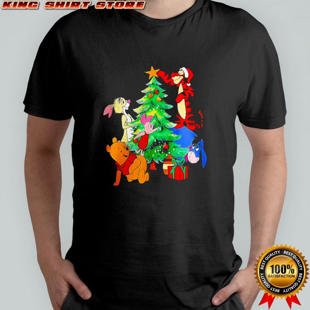 Disney Winnie The Pooh Holiday Light-Up Cartoon 2025 shirt