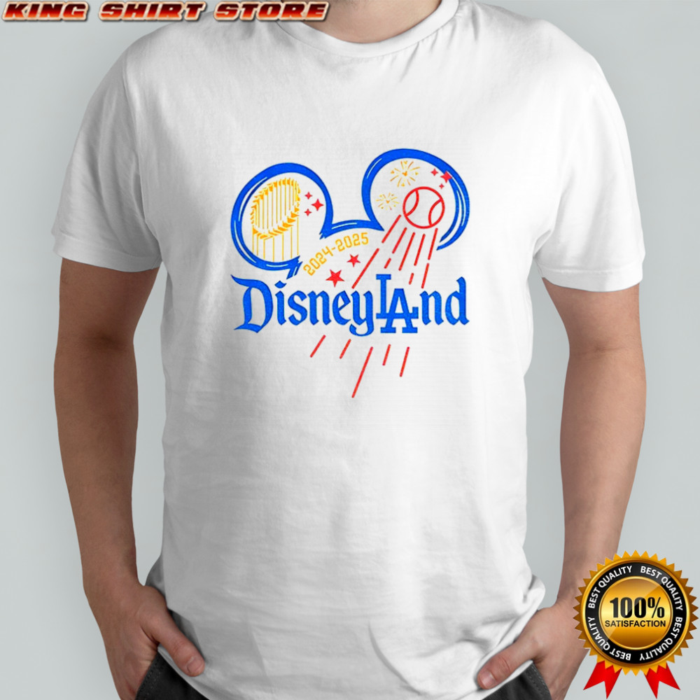 Disneyland Los Angeles Dodgers Baseball Back 2 Back Champions 2024-2025 shirt