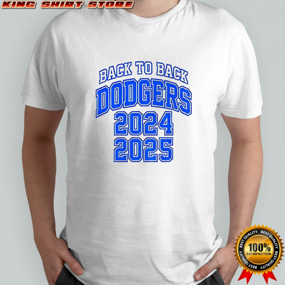 Dodgers Back to Back 2024-2025 shirt