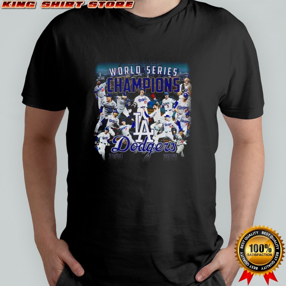 Dodgers Back to Back Champions 2024-2025 shirt